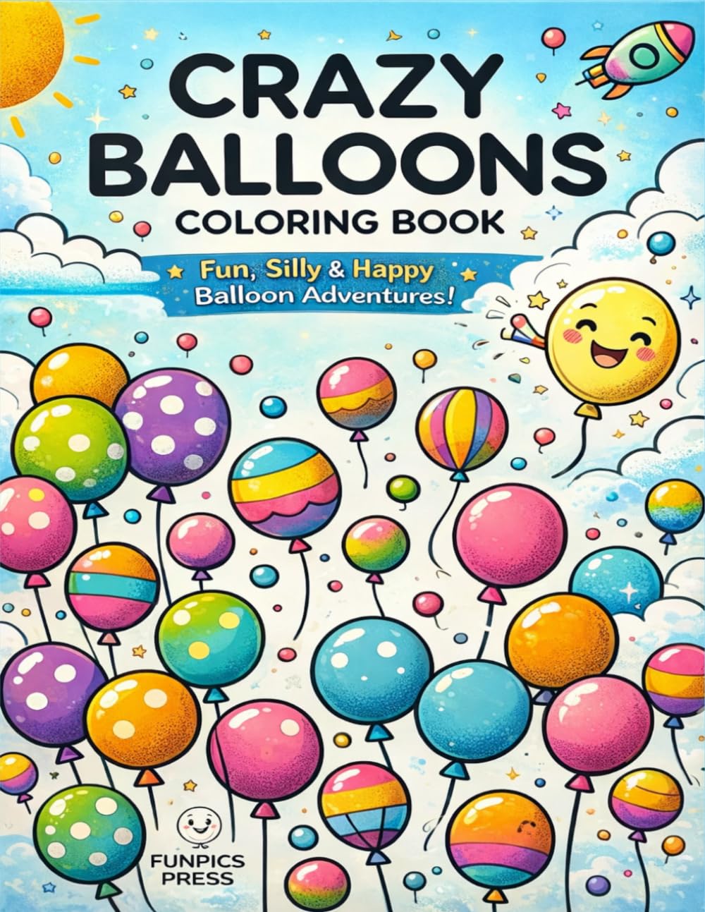CRAZY BALLOONS COLORING BOOK (Fun with Balloons Coloring and Activity Books)