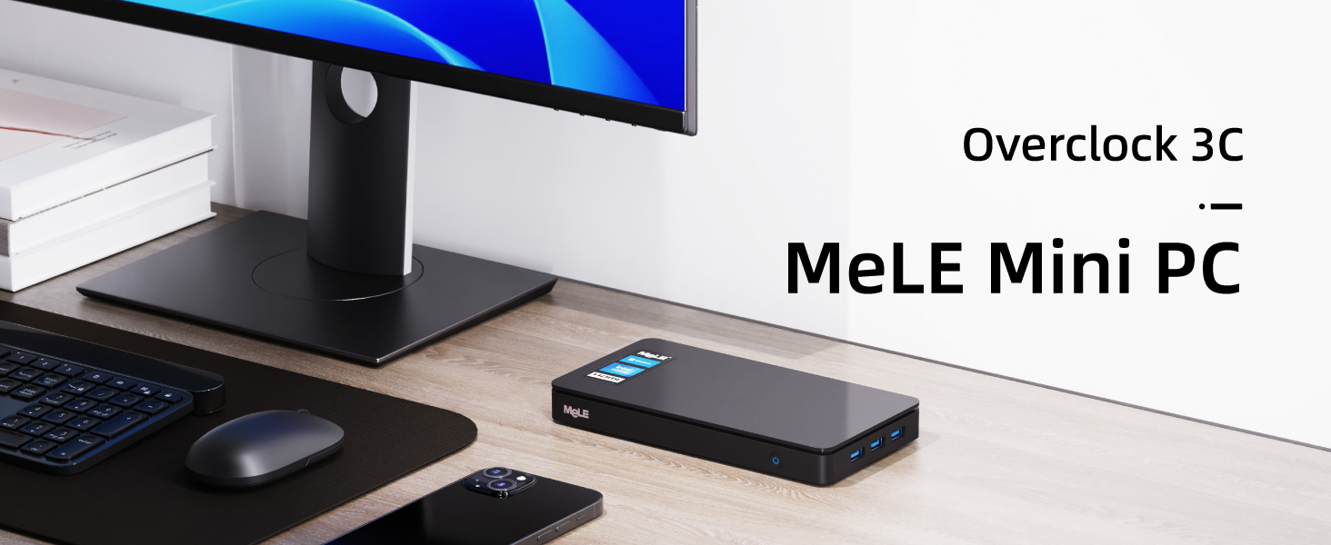 Amazon.com: MeLE Quieter3C Mini PC sin ventilador, Window 11 Home