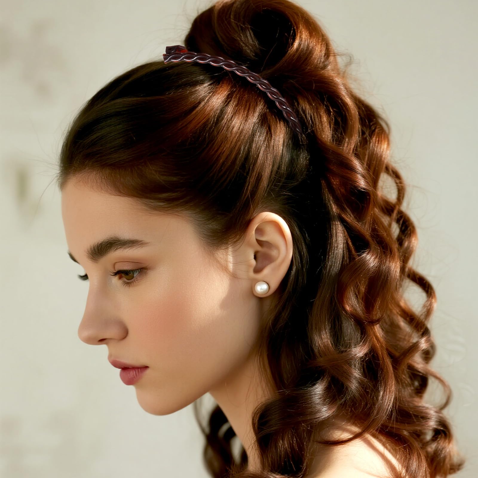 3 fermagli per capelli a banana da donna a banana francese, antiscivolo, doppia presa, opachi, accessori per capelli per acconciature lunghe, corte, spesse, sottili e ricci