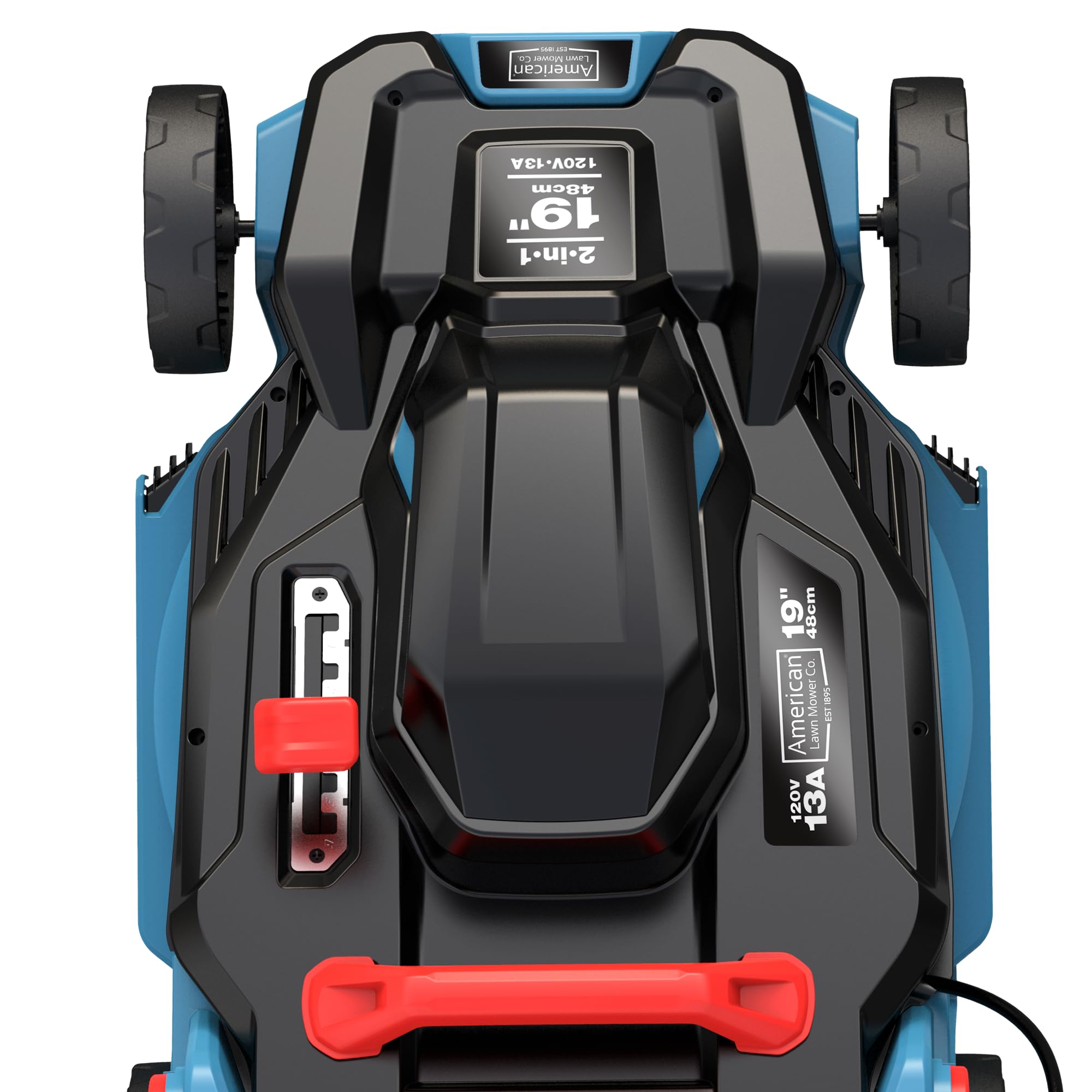 American Lawn Mower Company 51319 - Cortacésped eléctrico con Cable de 19 Pulgadas y 13 amperios con Bolsa de césped