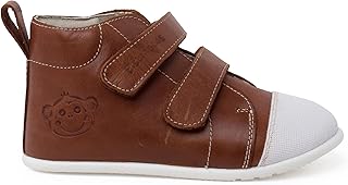 Botita Piel Sport Puntera Blanca