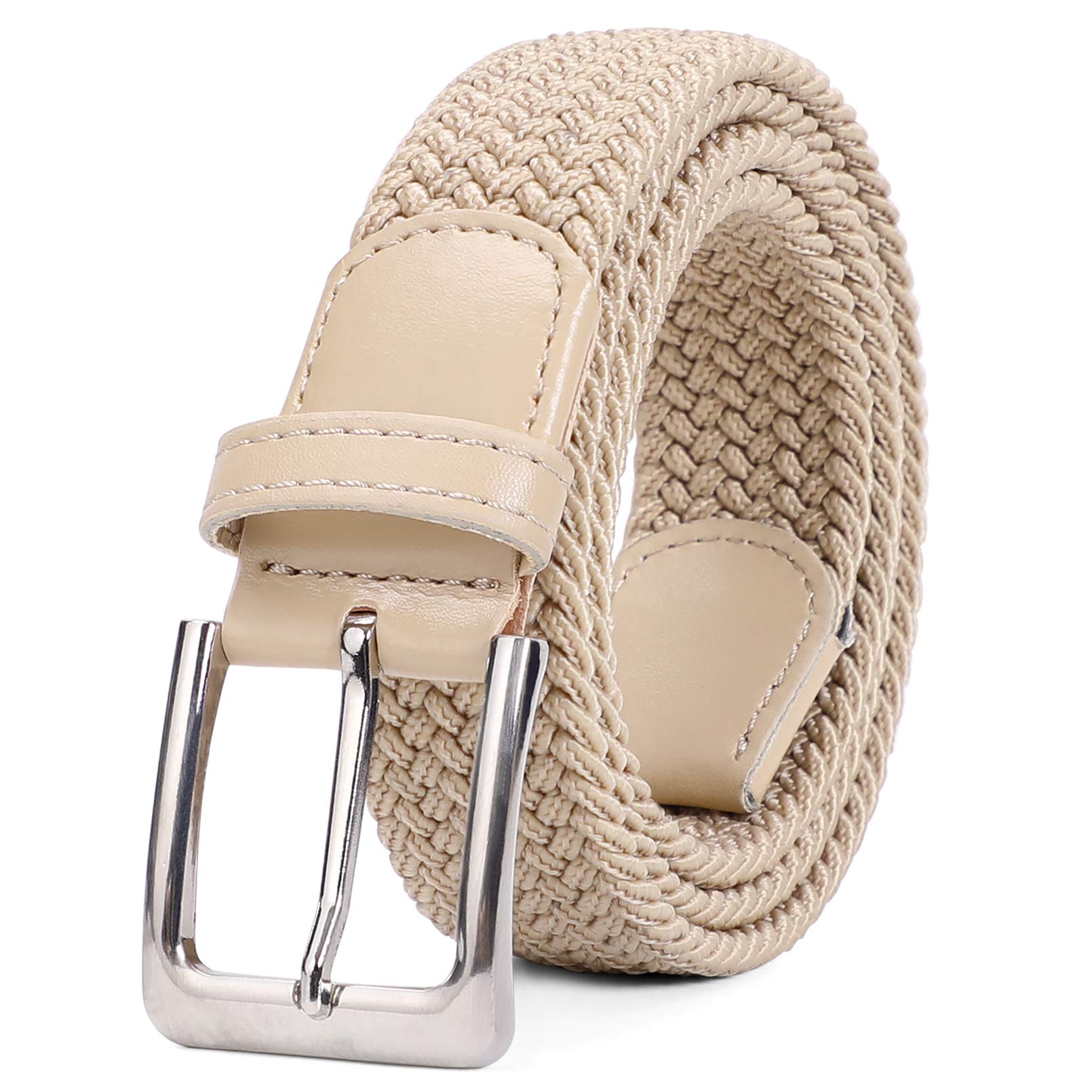 VONMELLI Cintura Elastica Uomo Intrecciata Cintura Uomo in Tessuto Cintura Elasticizzata Regolabile per Uomo e Donna Casual Cinture Da Uomo Vintage Cintura Da Golf per Jeans