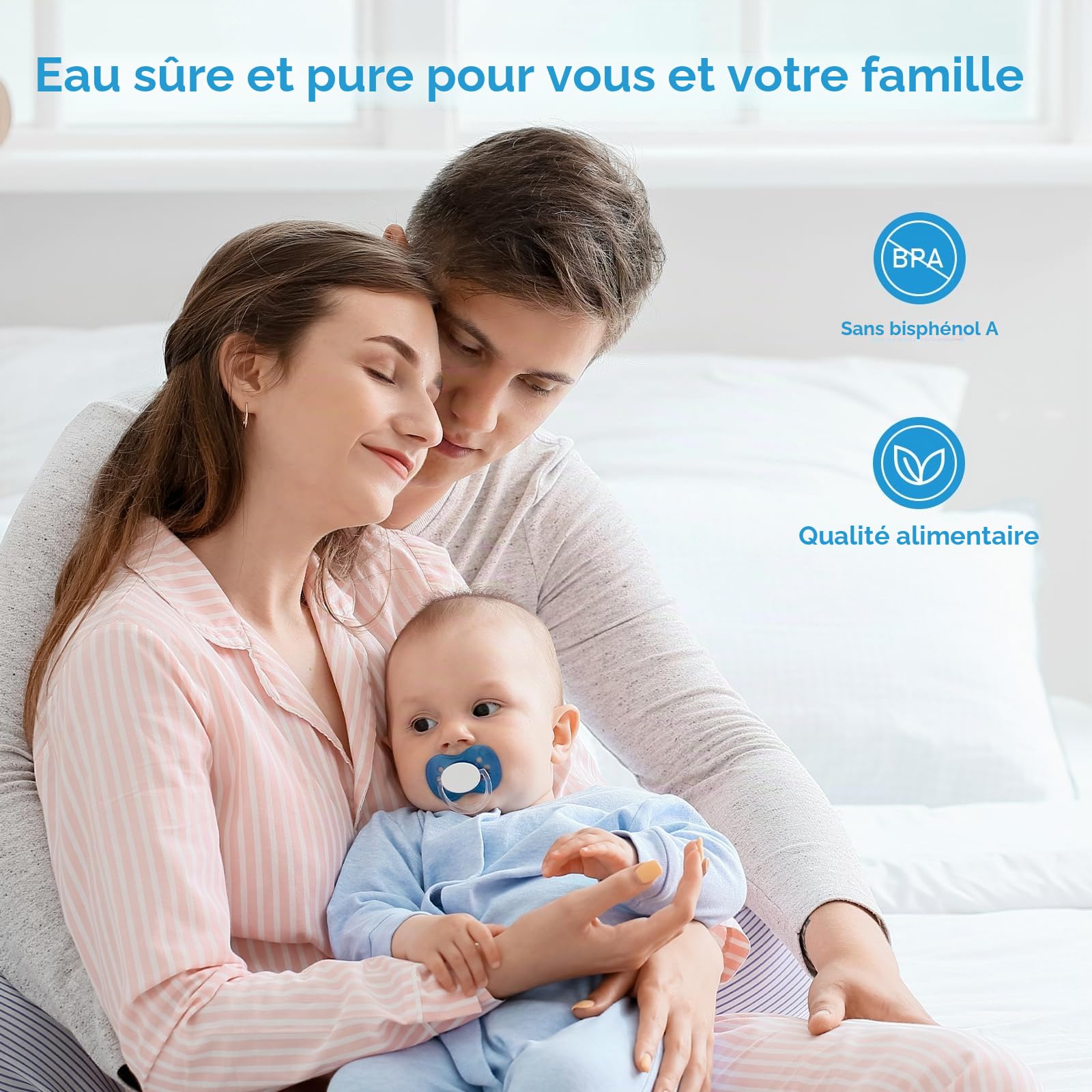 Cartouche de Filtre à Eau Compatible avec Brita® Maxtra Pro® Maxtra+® Plus All-in-1, BREOILUTLE Remplacement Du Filtre à Eau Compatible avec Brita® Marella® Réduit Les Chlore (8, Classic)