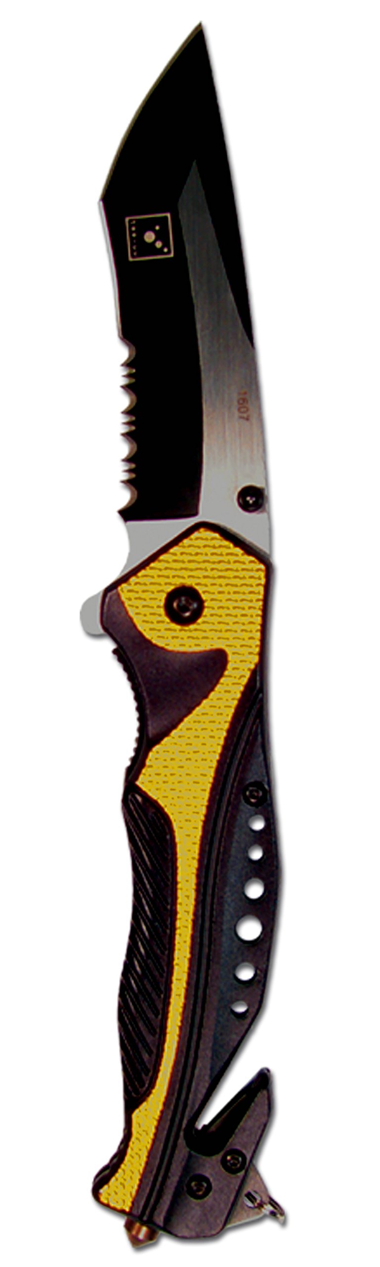 tee-uu SNAP EVO Rettungsmesser schwarz/gelb
