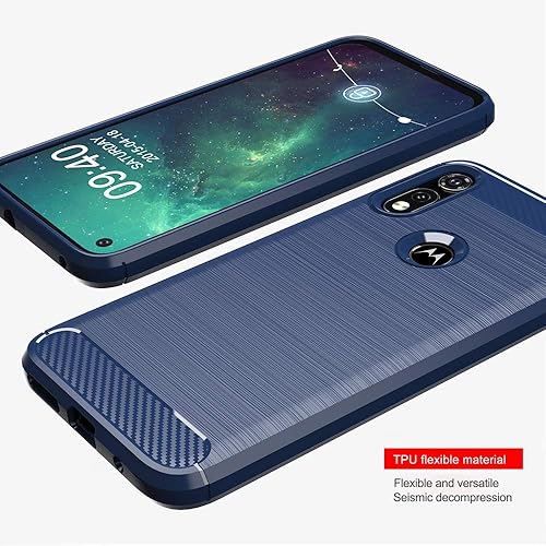 Miniatura 2 de Asuwish Funda compatible con Moto E 2020 Motorola E7 y protector de pantalla de vidrio templado, accesorios de celda, fundas de silicona para MotoE