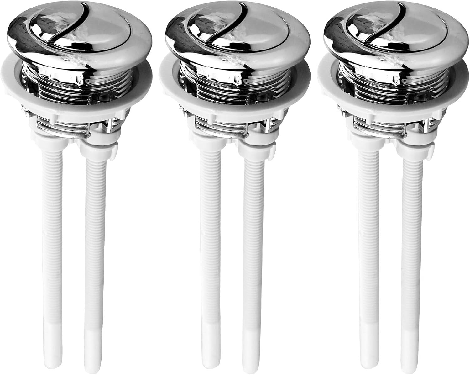 Toilet Flush Button, 3 Pack Toilet Flush Button Replacement, 38mm Dual Flush Toilet Push Button