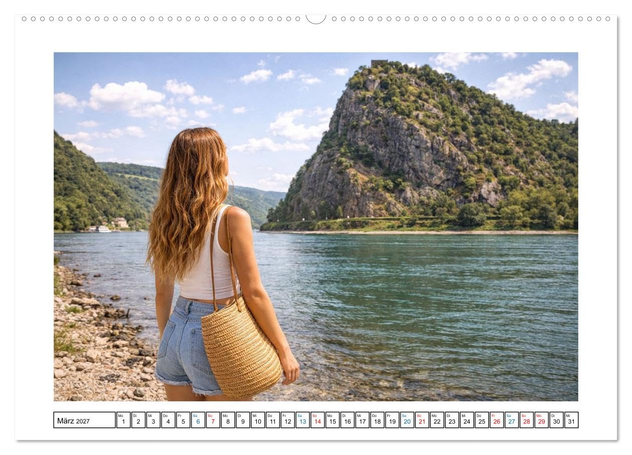 CALVENDO · Deutschland hautnah (Kalender 2027) | DIN A2 Querformat · Premium-Wandkalender · Unterwegs in charmanter Begleitung