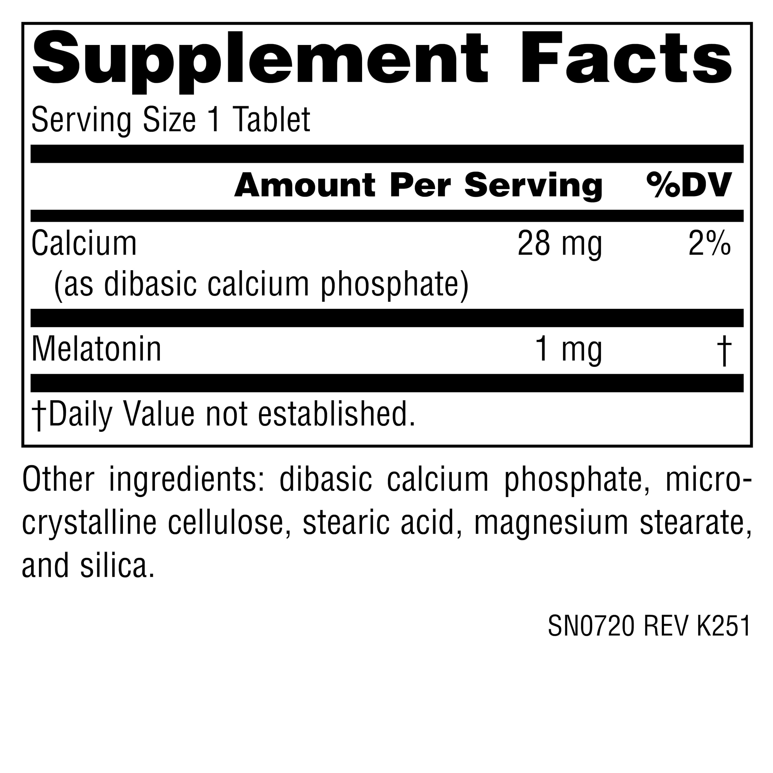 Source Naturals Melatonin, 1 mg, 200 Tabs — Amazon image 2