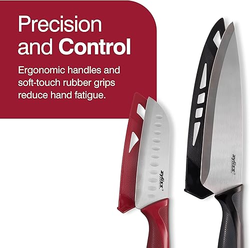 Miniatura 10 de Zyliss - Cuchillo para pelar y mondar con funda, Juego para pelar, 2 piezas, Multicolor