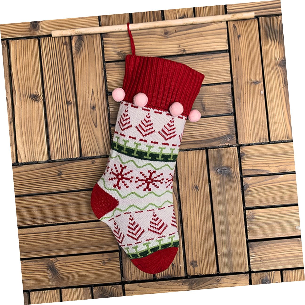 3pezzi Calze Donna Natalizie Calzino Sacchetto Regalo di Natale Calzino di Babbo Natale Calzini Natalizi Decorazione per Albero