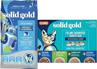 Solid Low Calorie Cat Food Variety Pack