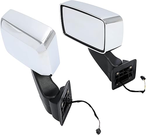 Miniatura 5 de HECASA Espejo eléctrico compatible con Hummer H3  H3T 2006-2010 Reemplazo para 20836085 20836086 Espejo lateral eléctrico para remolque Espejo