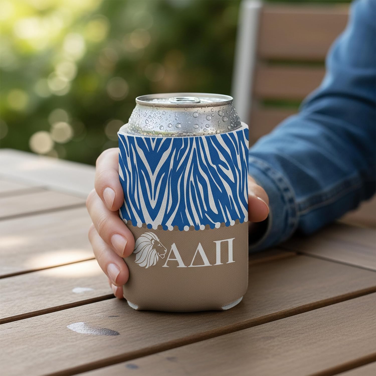Alpha Delta Pi Can Coolers Zebra Print by VictoryStore (6)