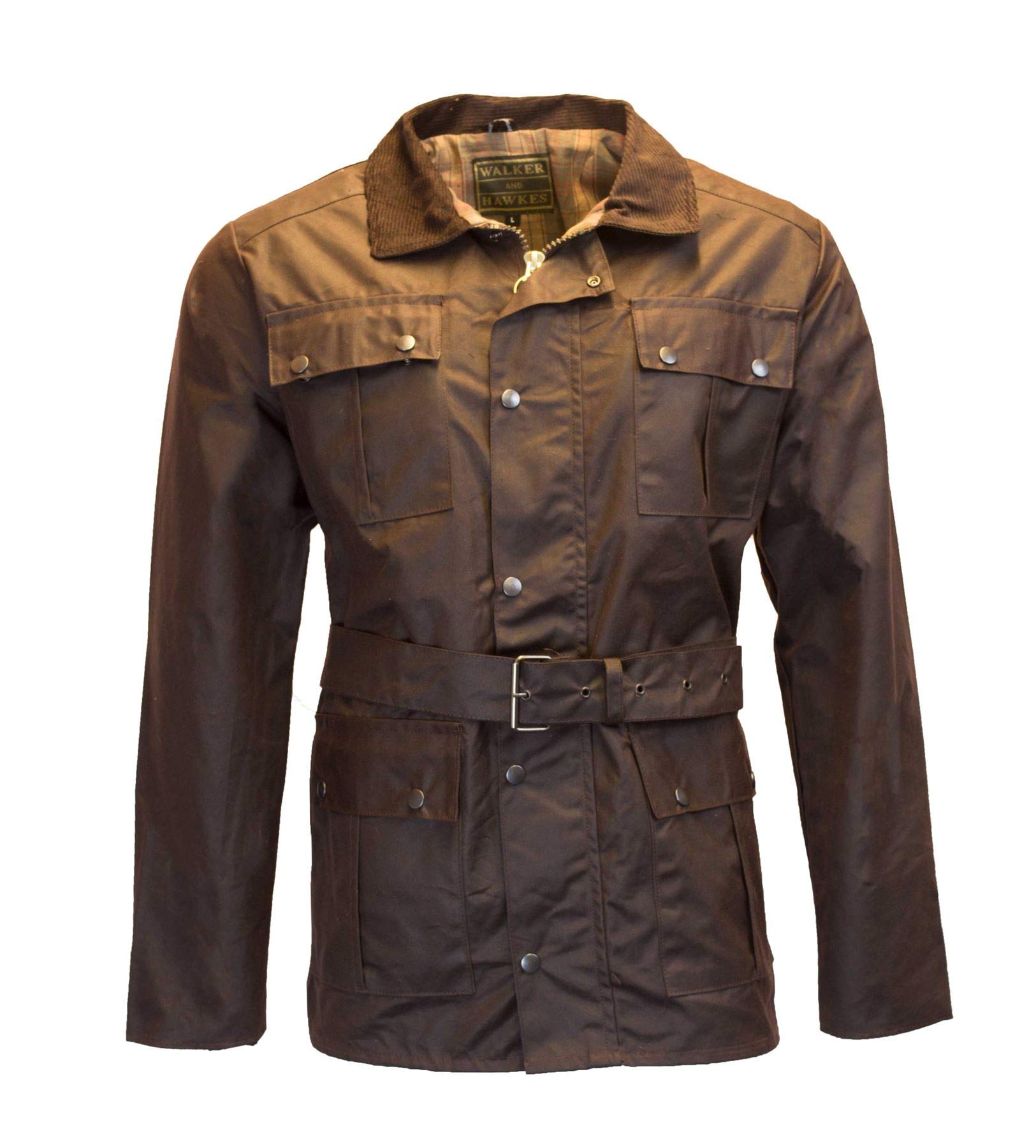 Walker and Hawkes Wax Grafton Motorcycle Jacket
