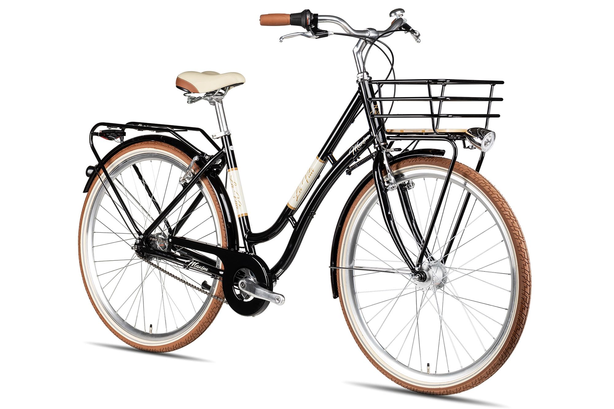 Maxim La Vita Nexus | Citybike 28 Zoll | 7-Gang Schaltung | Nabenschaltung Rücktritt