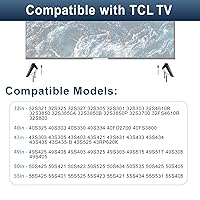 Vista 2 de Tornillos y arandelas para soporte de TV TCL Kit de tornillos para patas de soporte de TV 32S305 32S301 32S4610R 40S305 40S330 40FD5406 43S325