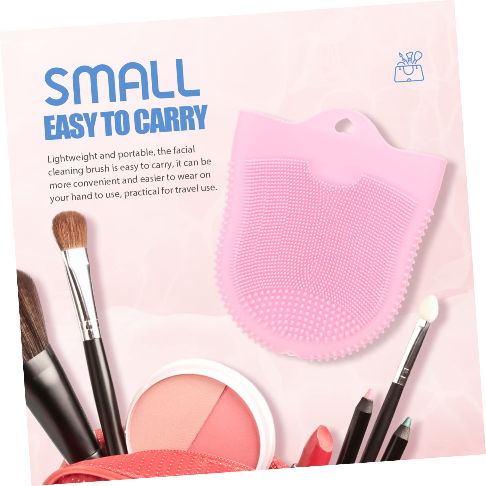 Housoutil 4 Cepillos De Mano Para Limpieza De Piel Herramienta De Maquillaje Facial Limpiador Facial Para Lavado