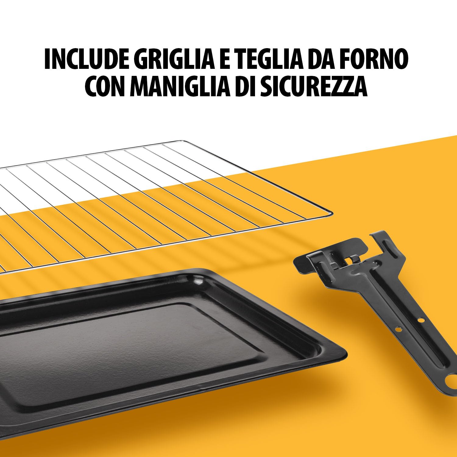 Forno a convezione Tristar OV-1443 con 2 piastre elettriche – Capacità 38 litri – 3100 Watt