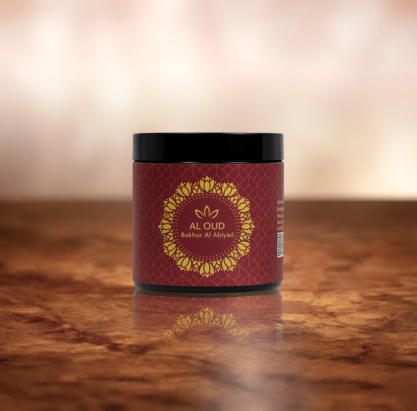 Al Oud Abiyad Bakhoor – White Floral & Oud Arabic Incense – 50g | Long-Lasting Fragrance for Home, Office & Prayer | Premium Oriental Bakhoor for Electric & Charcoal Burners