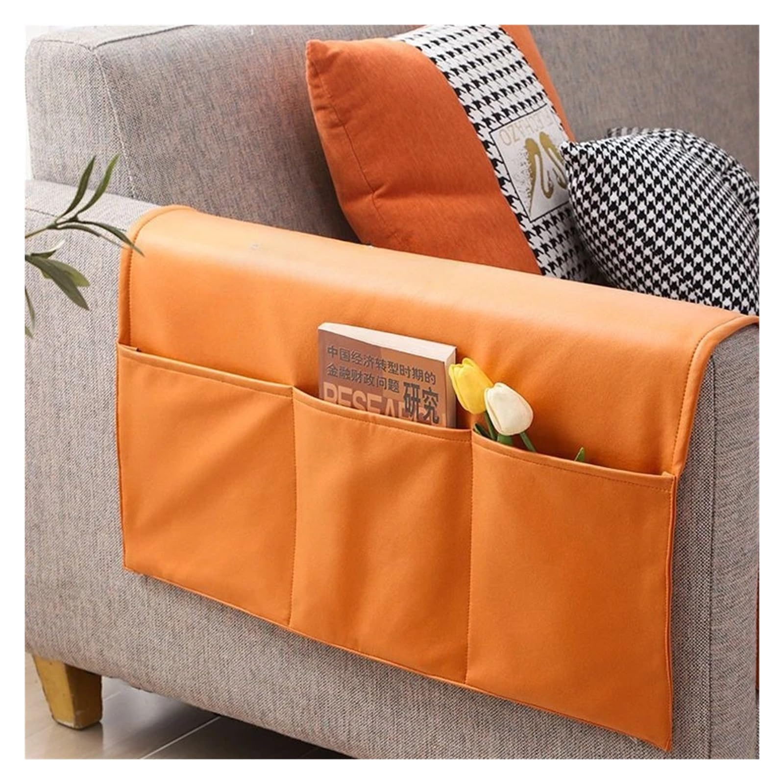 Copertura impermeabile per bracciolo del divano, antipolvere e antimacchia, morbida, per divano (03 giallo, 50 x 110 cm), perfetto per proprietari di casa e animali domestici.