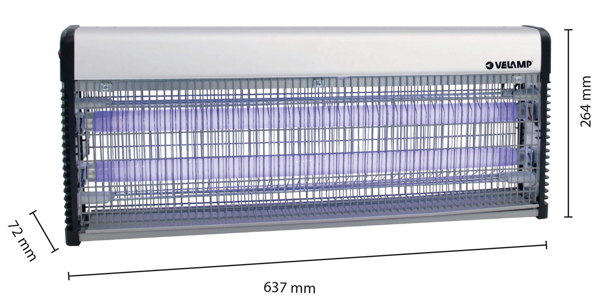 VELAMP moustiquaire électrique gris