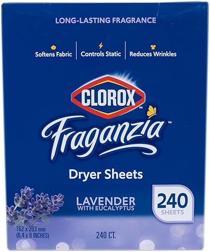Miniatura 8 de Clorox Fraganzia - Sábanas para secadora con aroma Hawaiian Escape, 105 unidades, hojas suavizantes de tela que reducen las arrugas, las mejores