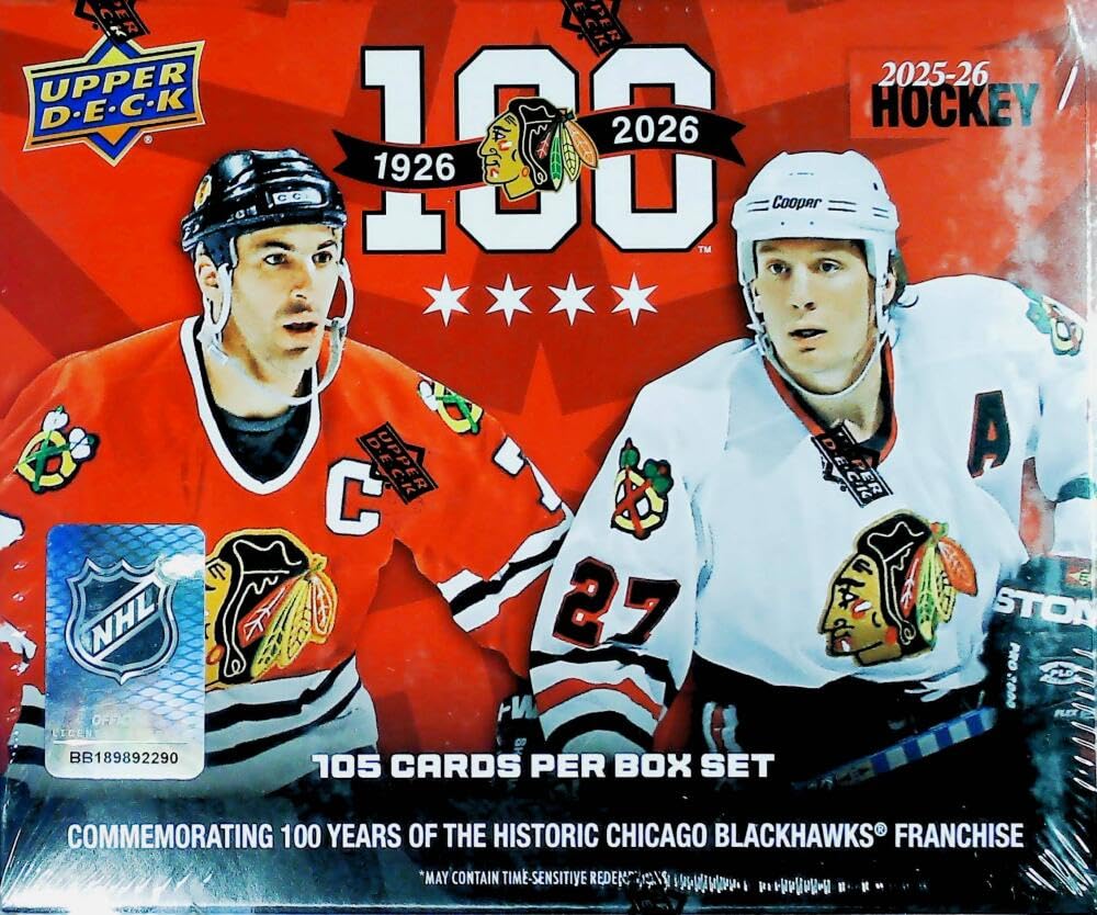 Amazon.com: 2025-26 NHL UPPER DECK Chicago Blackhawks Black Hawks