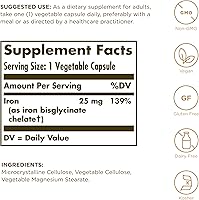 Vista 2 de Solgar, suave producción de hierro 0,0009 oz cápsulas 180 fácil vegetal de estómago, rojo Sangre, 2, 2