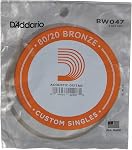 D'Addario 80/20 Bronze Wound Acoustic Guitar String - .024