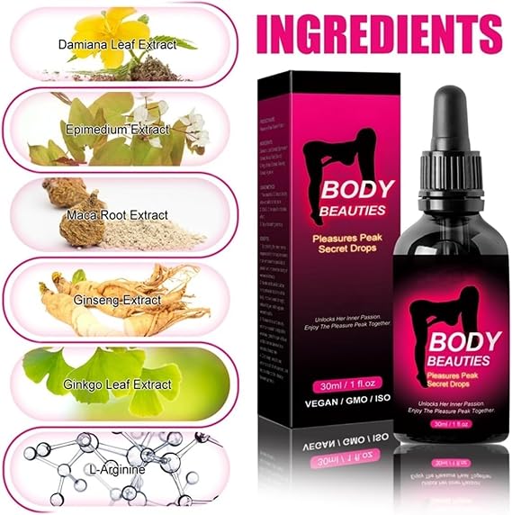 Pleasure Peak Secret Potion - Spaniard Fly Drops for Women - Enhances Sexual Arousal - DesireFusion Elixir of Passion - Secret Happy Drops - Improves Sensitivity and Strength