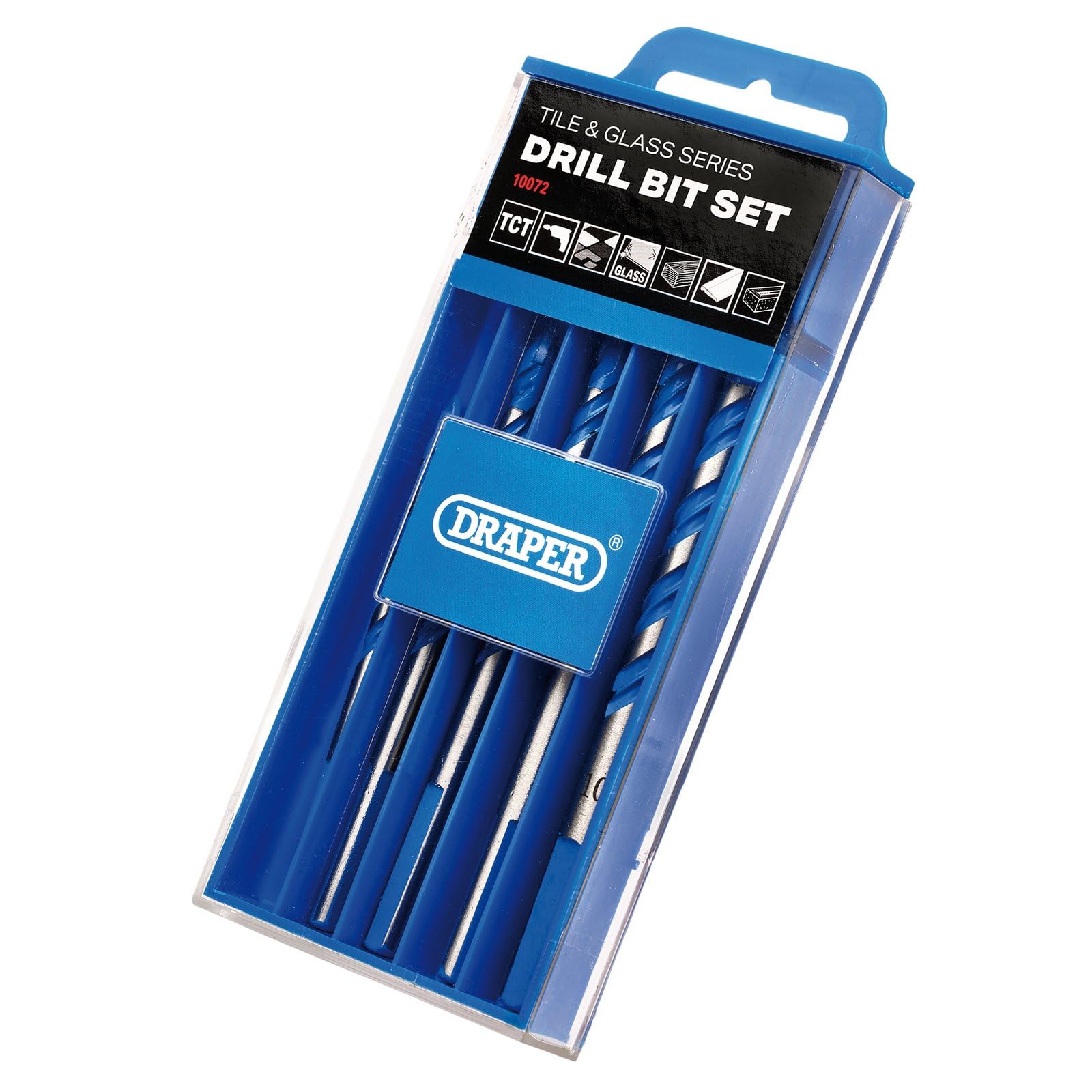 B&Q -  Tct Tile And Glass Drill Bit Set (6 Piece) 10072