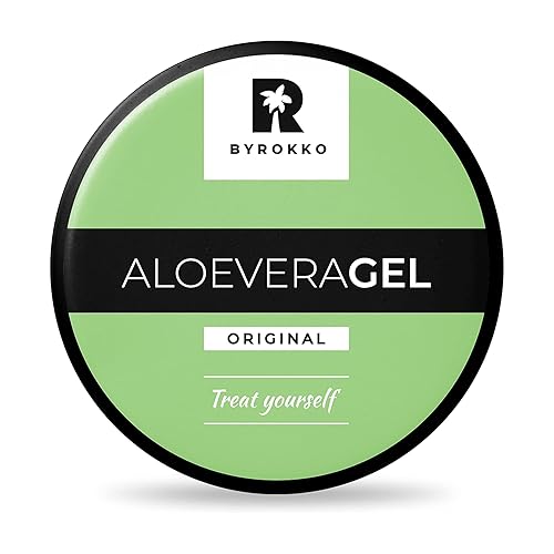 BYROKKO Gel de aloe vera (7.3 fl oz), gel refrescante de rápida absorción después del bronceado, cuidado de la piel hidratante después del sol