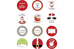 Personalized Christmas Gift Tags from Santa: Unique Santa Claus Labels for a Magical Festive Season