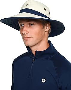 Wide Brim Golf Hat - UPF 50+ Sun Protection - Matchplay