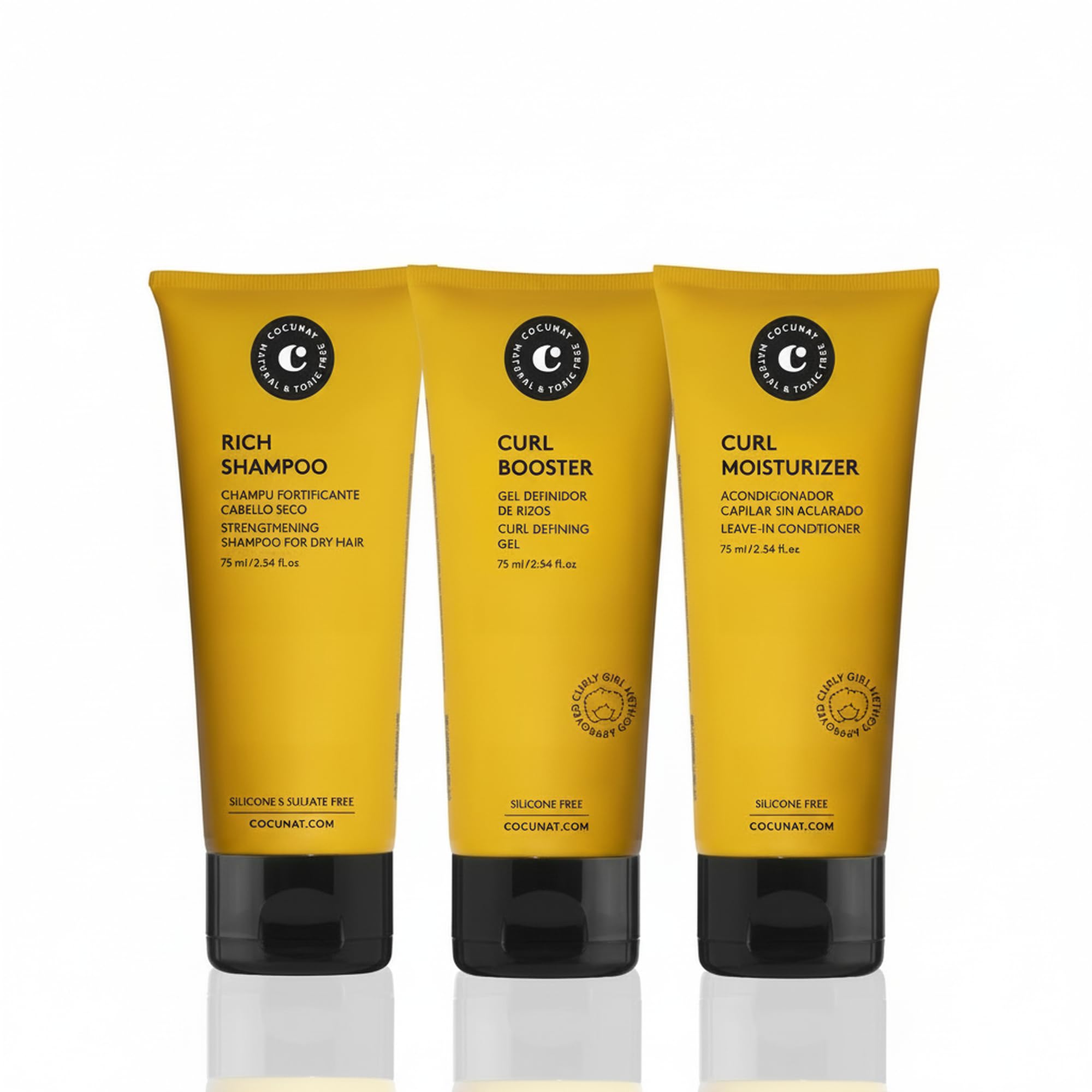 Pack Mini Curl Booster COCUNAT : soin complet définition boucles voyage