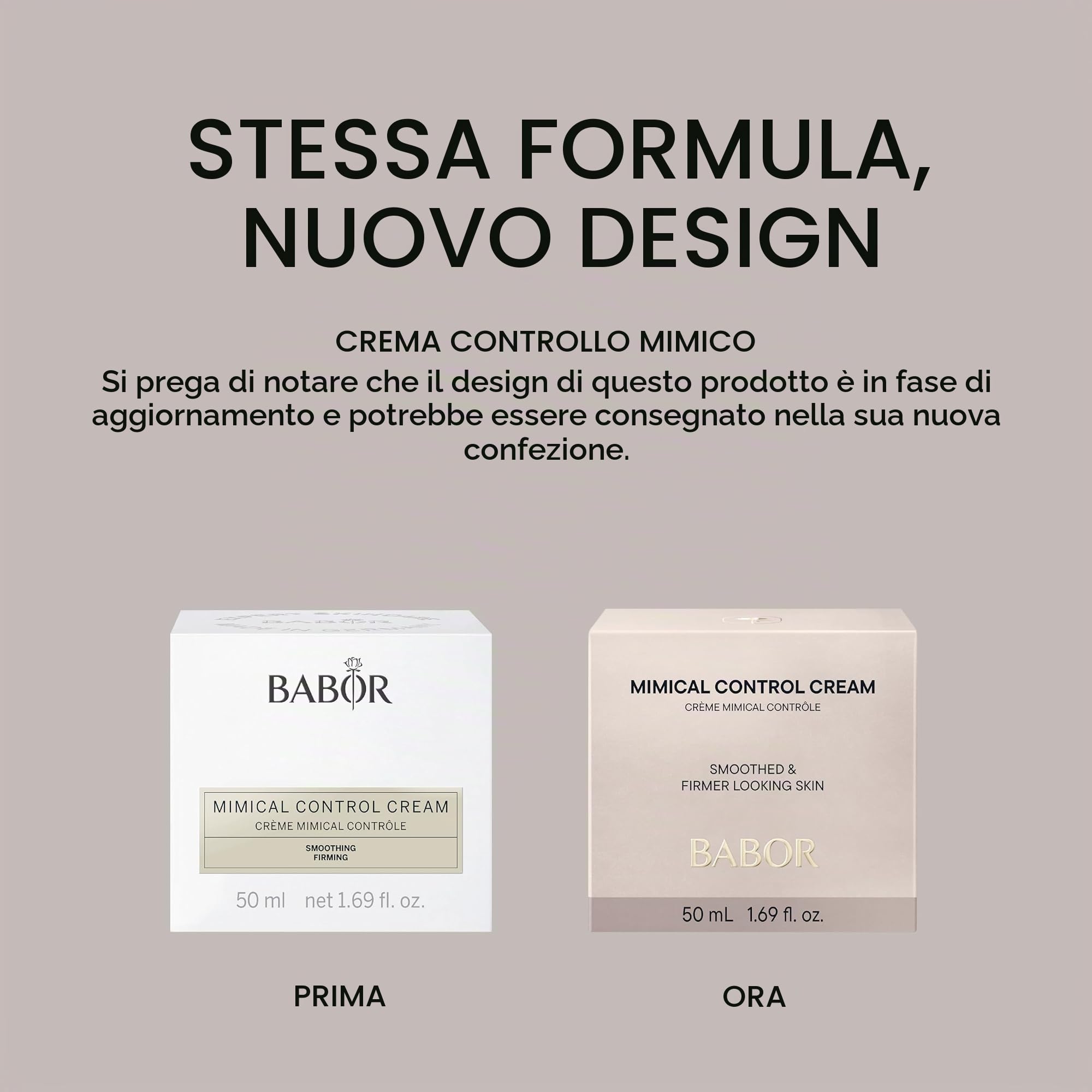BABOR CLASSICS Mimical Control Cream Crema viso leggera, 50 ml