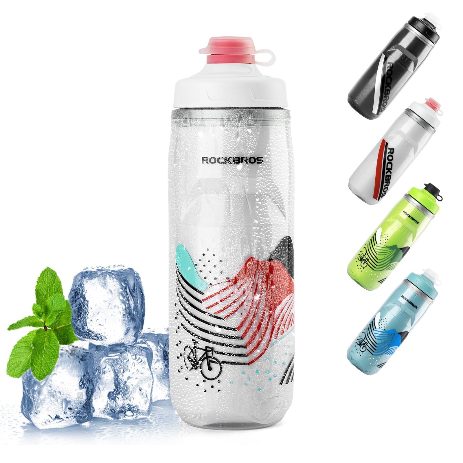Sport 20 Fahrrad-Wasserflasche – Isoliert, Leicht Zu Reinigen, Auslaufsicher & BPA-frei