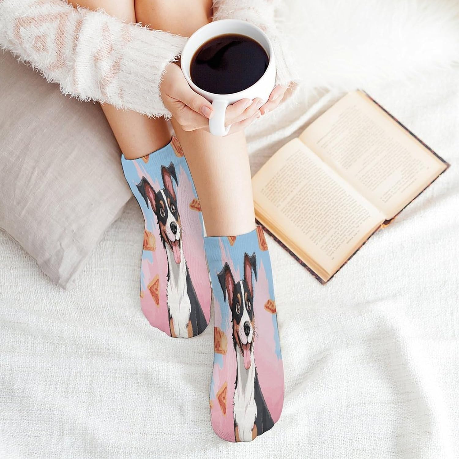 Rat Terrier Dog Ankle Socks for Men Women 5 Pairs