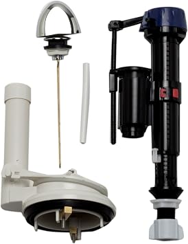R-326FLUSH Replacement Toilet Flushing Mechanism for TB326, White, 7"L x 5"W x 13"H