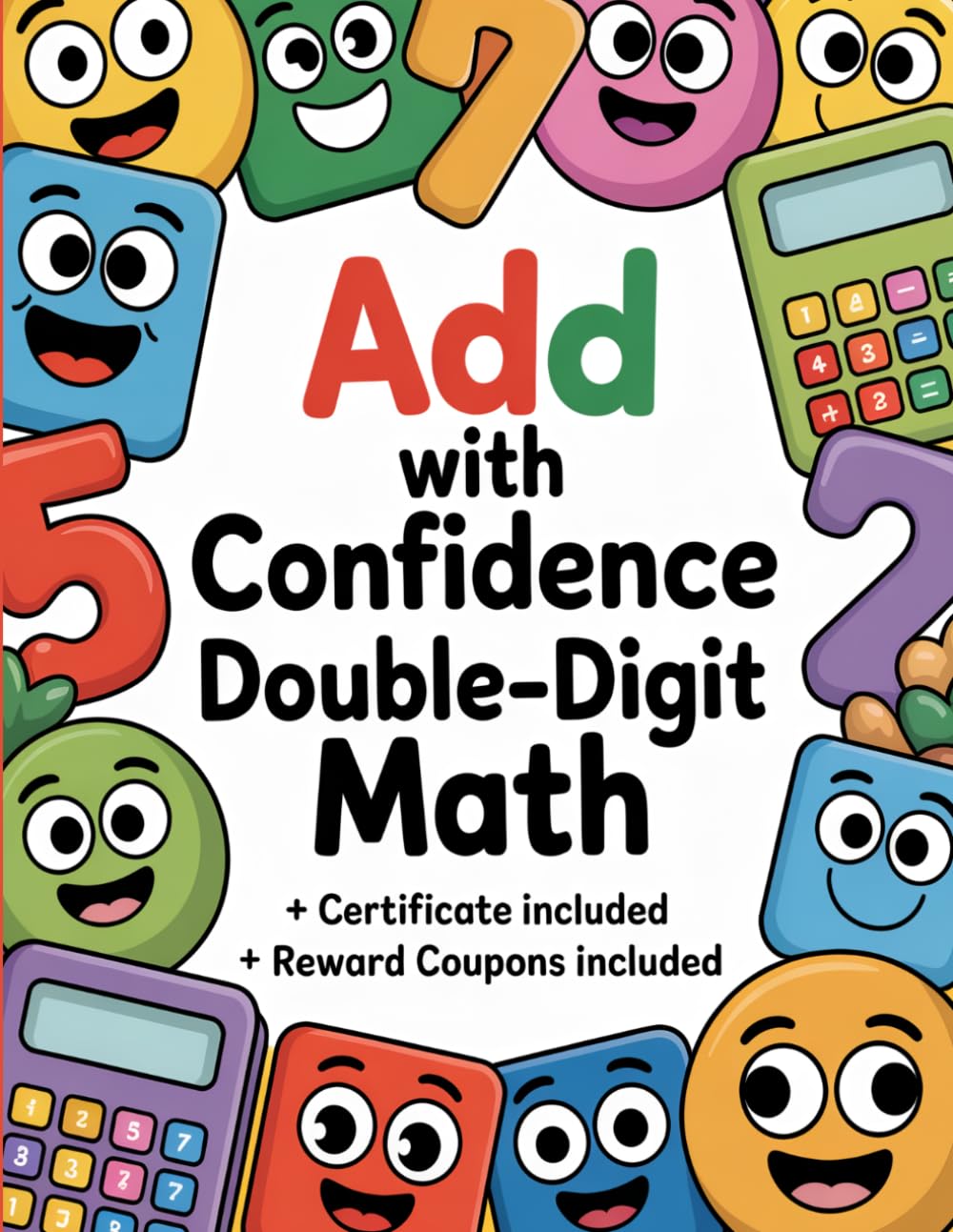 Add with Confidence: Double‑Digit Math for Early Learners: Encouraging Two‑Digit Addition Practice for Young Learners (Vertical Addition Practice)