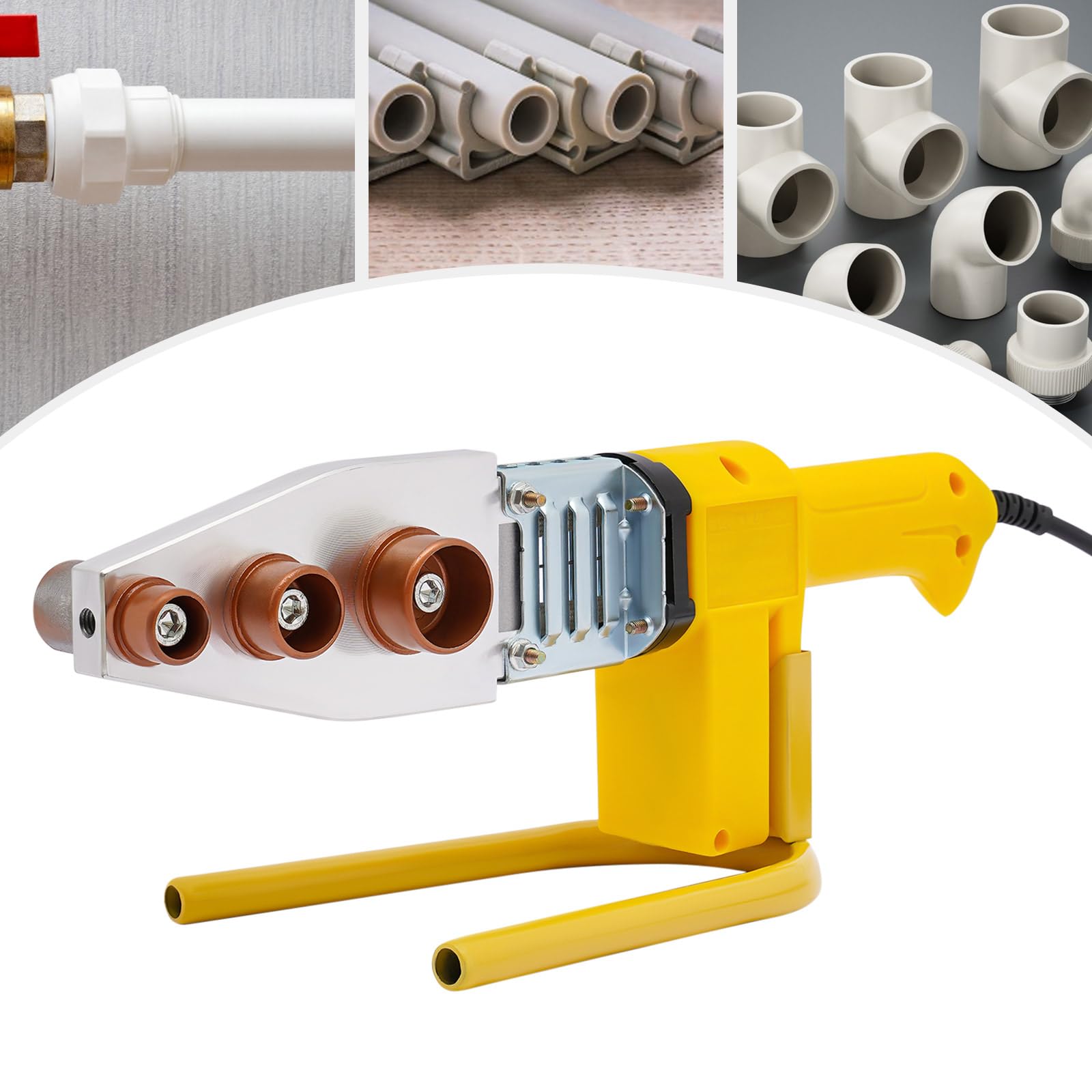 Saldatrice professionale per tubi |Saldatrice a manicotti | Controllo automatico della temperatura | Design compatto | Ideale per impianti idraulici e riscaldatori