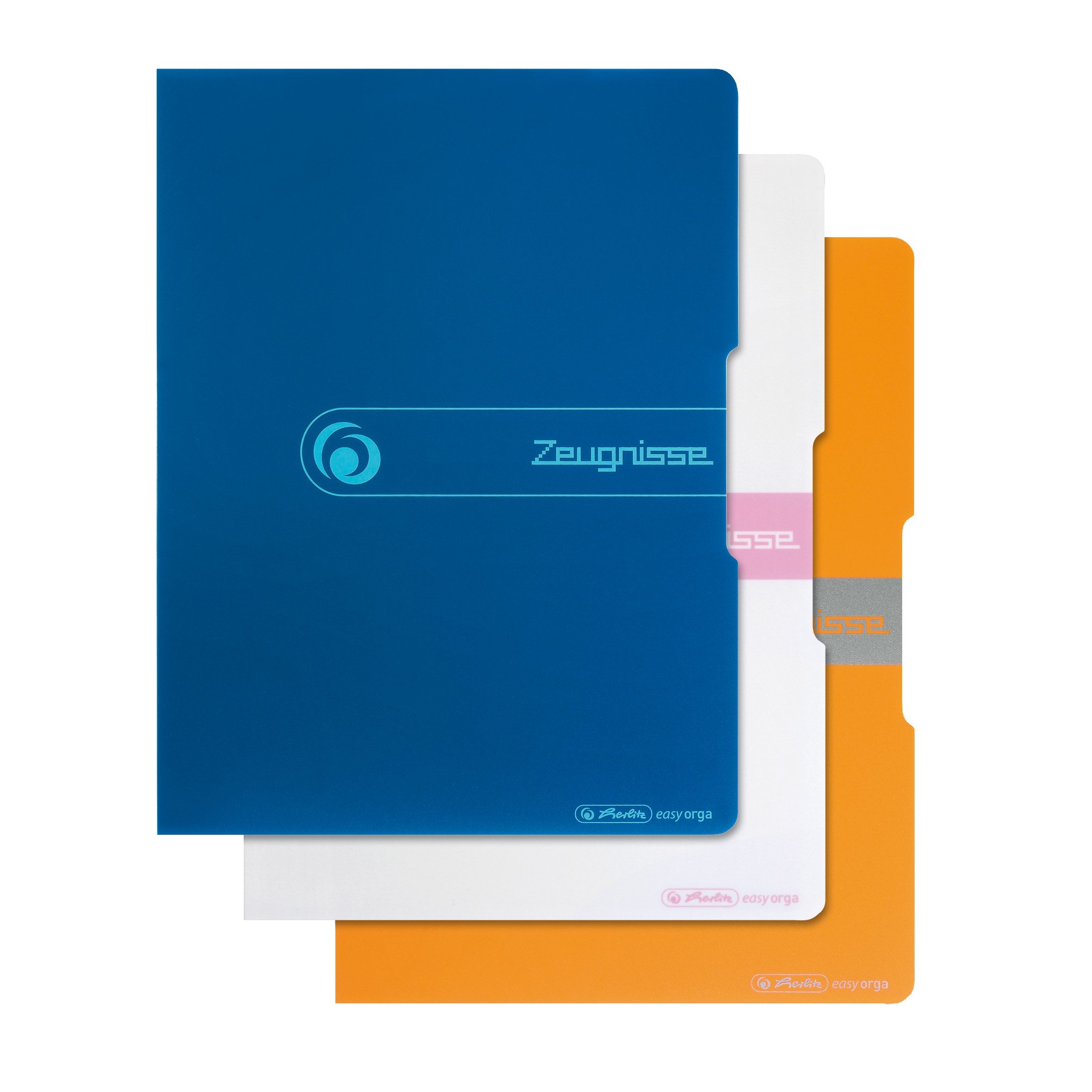 Herlitz Easy Orga 11208360 - Paquete de 120 carpetas, (poliestireno, A4), color azul