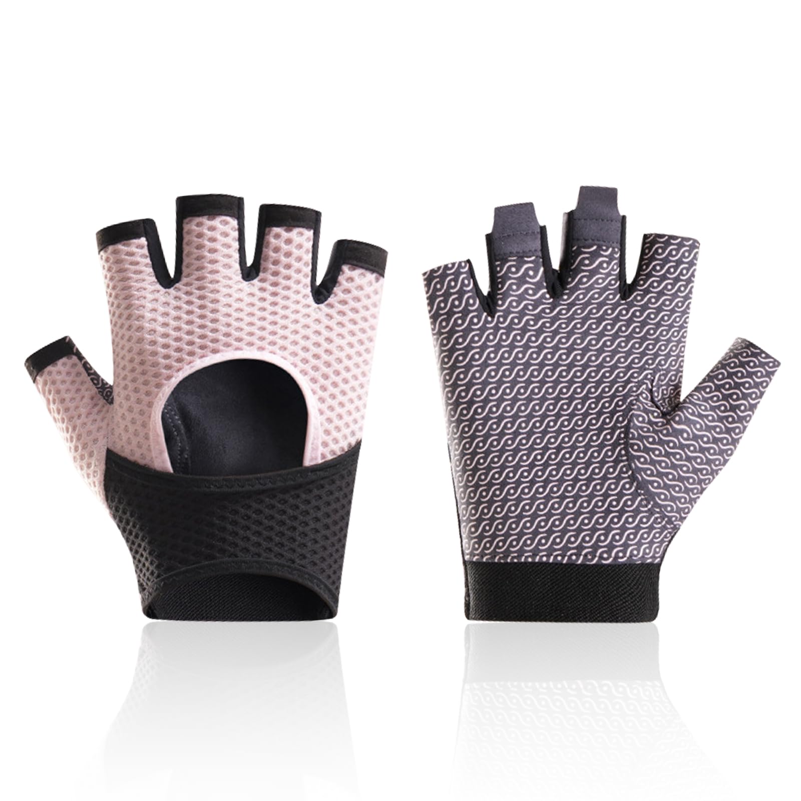 DUFFOBAN Women's Cycling Gloves - Non-Slip Breathable Comfortable Womens Bike Gloves for Bicycle, Mountain Biking, Riding & Outdoor Activities