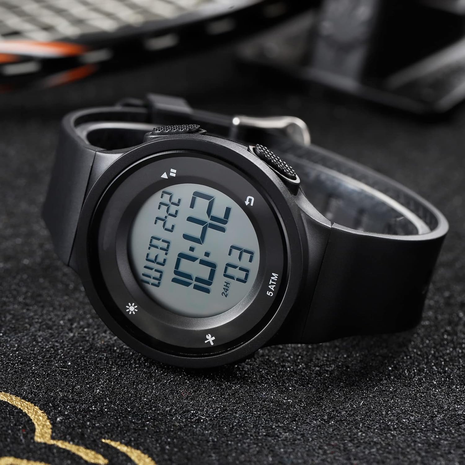 findtime Womens Watches Coloful Waterproof 5ATM Digital Sports Stopwatch with Alarm Countdown 12/24H Designer Fashion Running