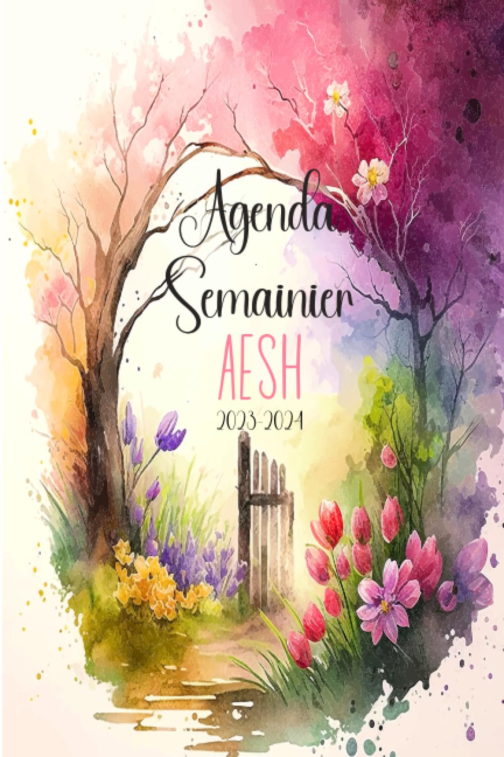 Lewis MoralesAgenda de bord de l'AESH 2023 2024: Planificateur mensuel l'AESH Du 1er janvier 2024 au 31 décembre 2028 - aperçu mensuel avec 2 pages chaque mois, journal, Organisateur et Planificateur de 60 Mois