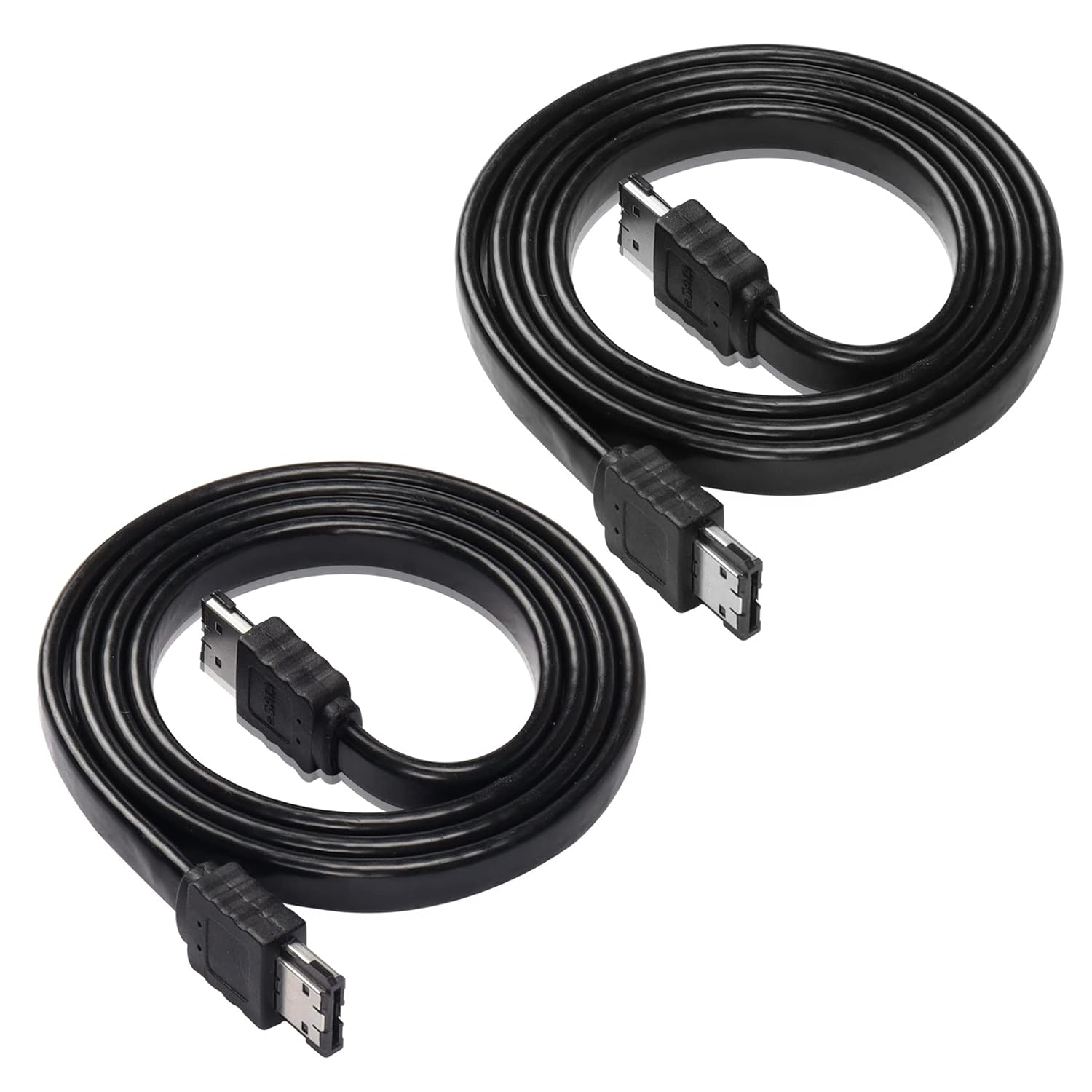 Lot de 2 câbles eSATA mâle vers eSATA mâle série SATA II 3 Gbit/s