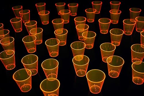 Miniatura 20 de DirectGlow - Vasos de chupito para fiestas (50 unidades, surtido) Variado,Amarillo,Rosado,Azul,Verde,Naranja