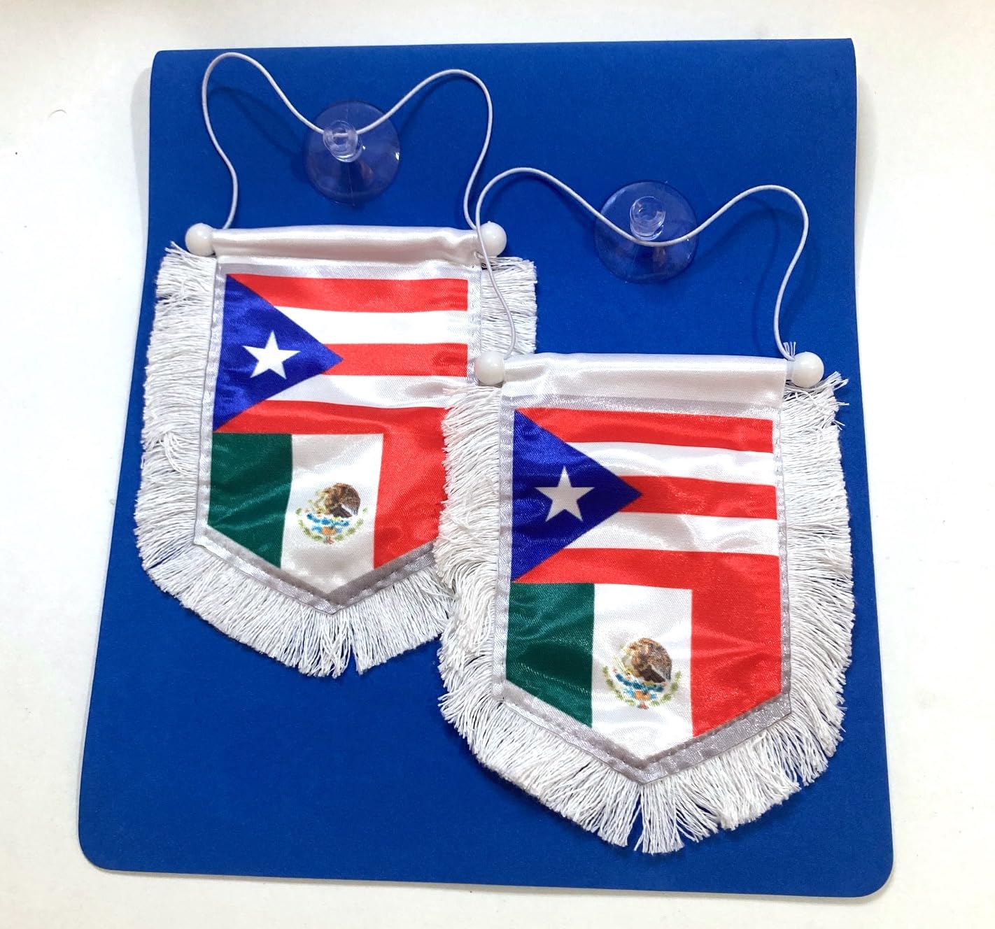 Class of 2024 Graduation Senior Grad Car Flag Set Of 2 (Red)