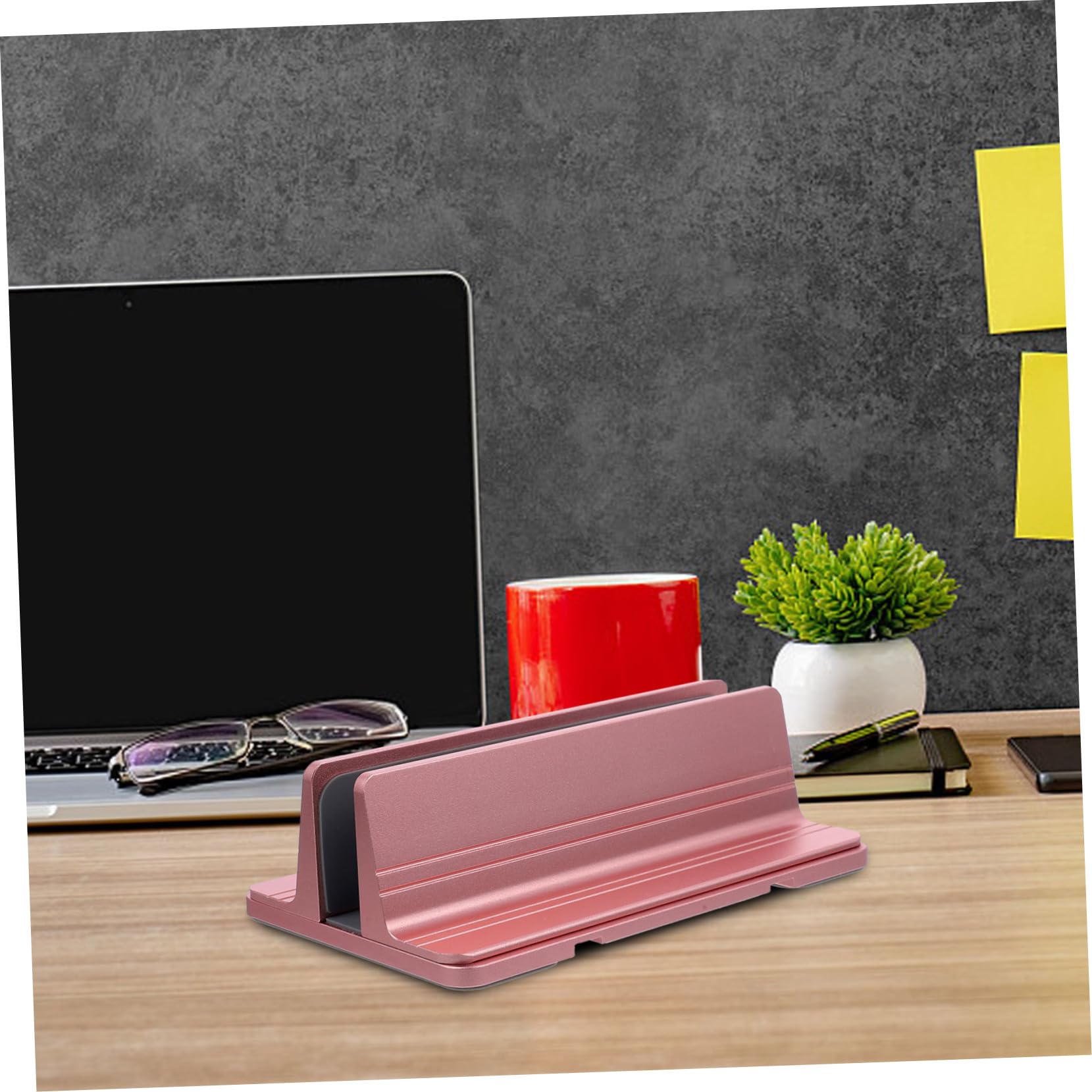 NUOBESTY Supporto Verticale Per Laptop e Notebook Dock Scrivania in Materiale Resistente Supporto Multifunzionale e