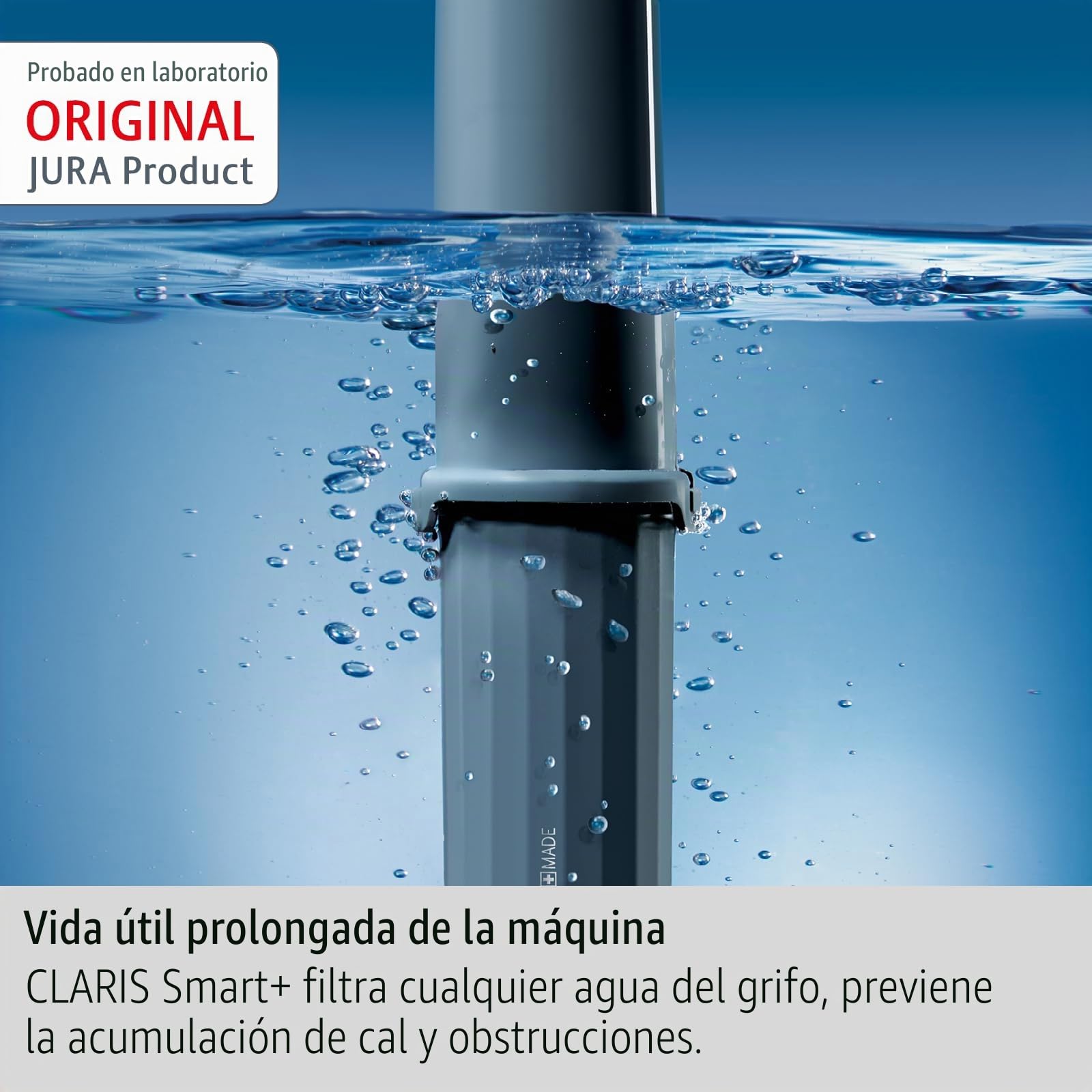 Jura 24232 Claris Smart+ - Cartucho de filtro (1 unidad) (Paquete de 3)